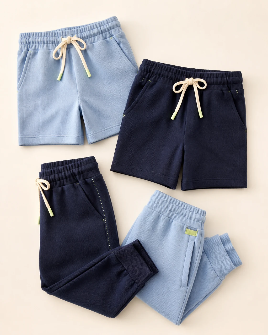 Kids' knitted shorts