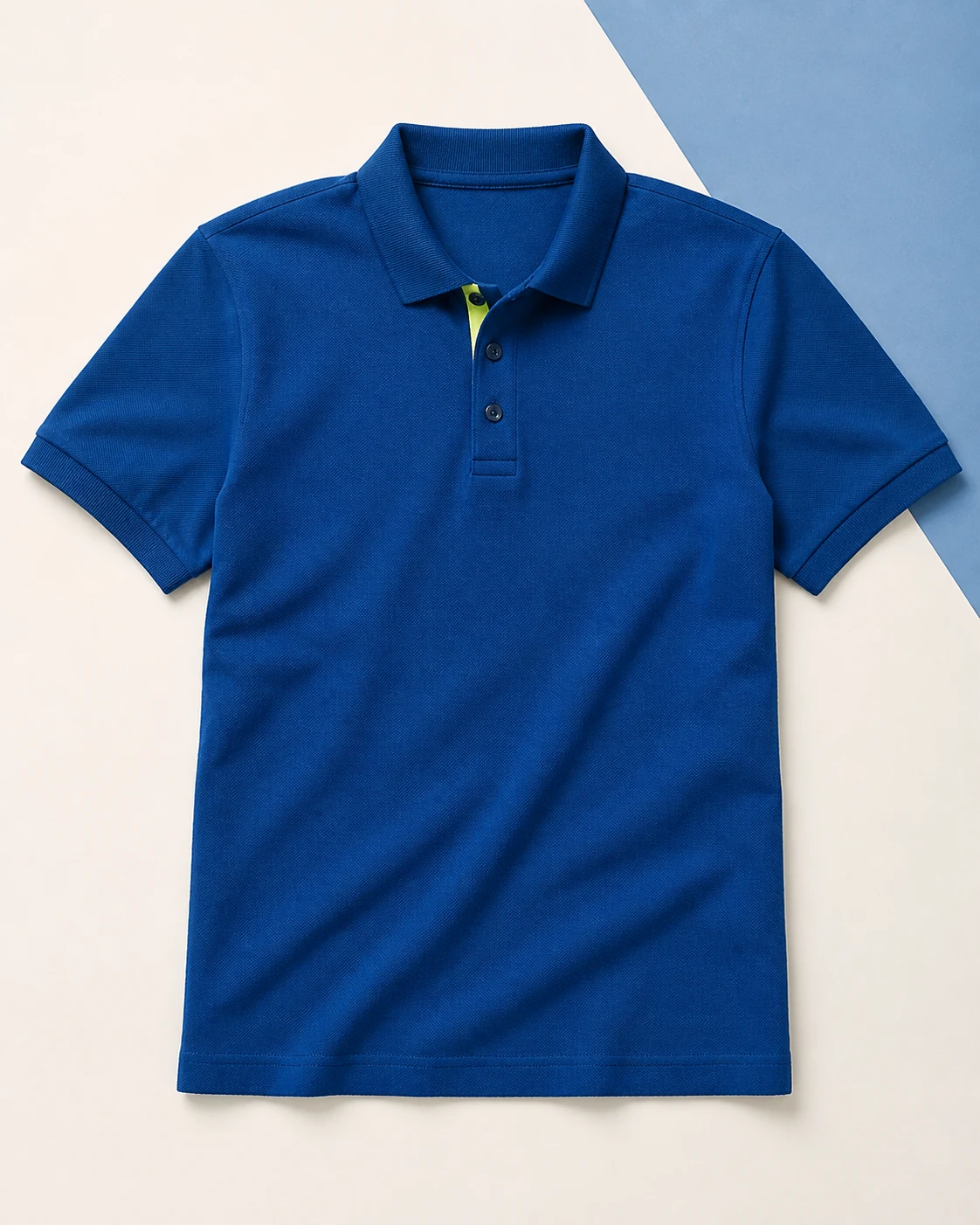 Men's knitted polo shirt
