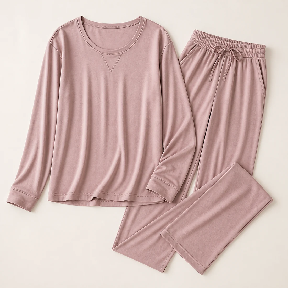 Women's cotton-modal knit sleepwear set